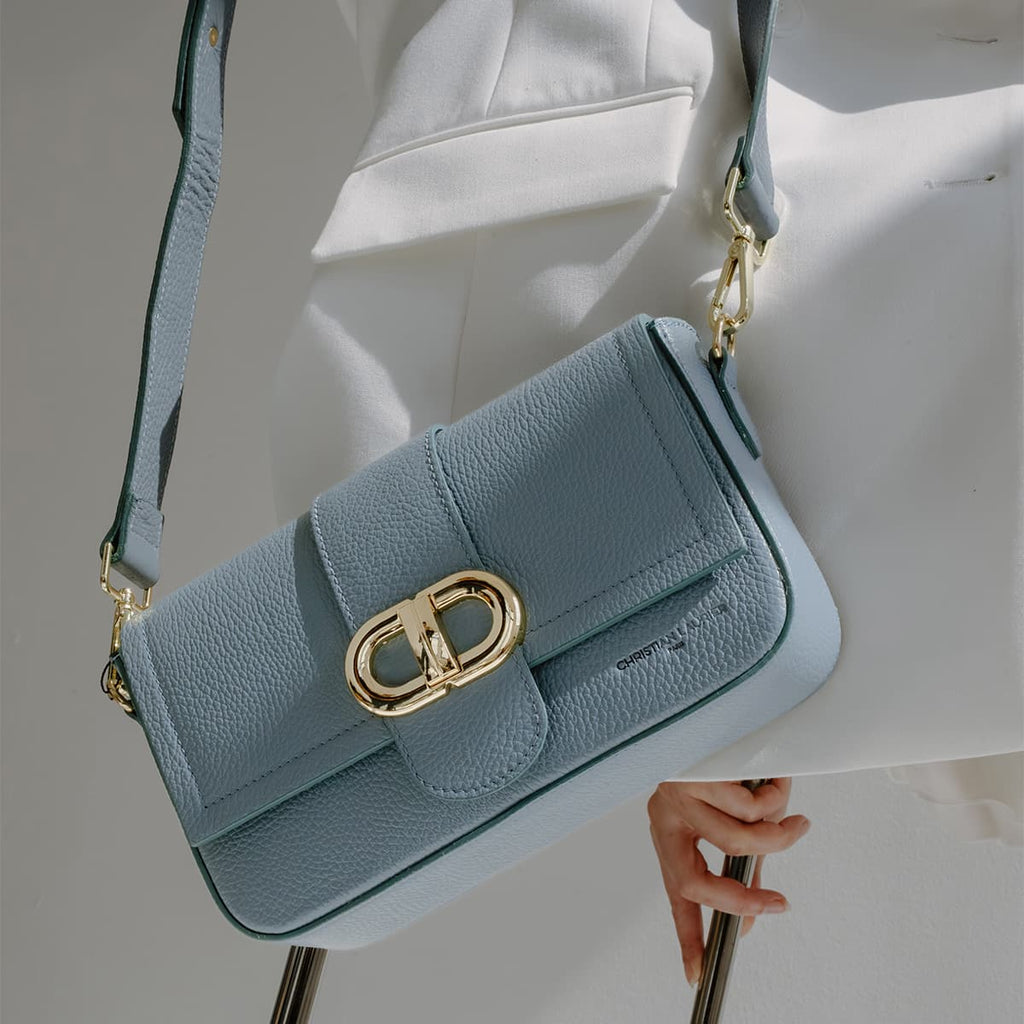 Sac A Bandouliere Aria - Bleu Ciel