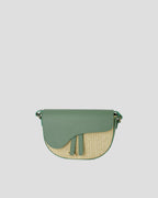 Sac À Bandoulière Kena Rafia - Vert Menthe