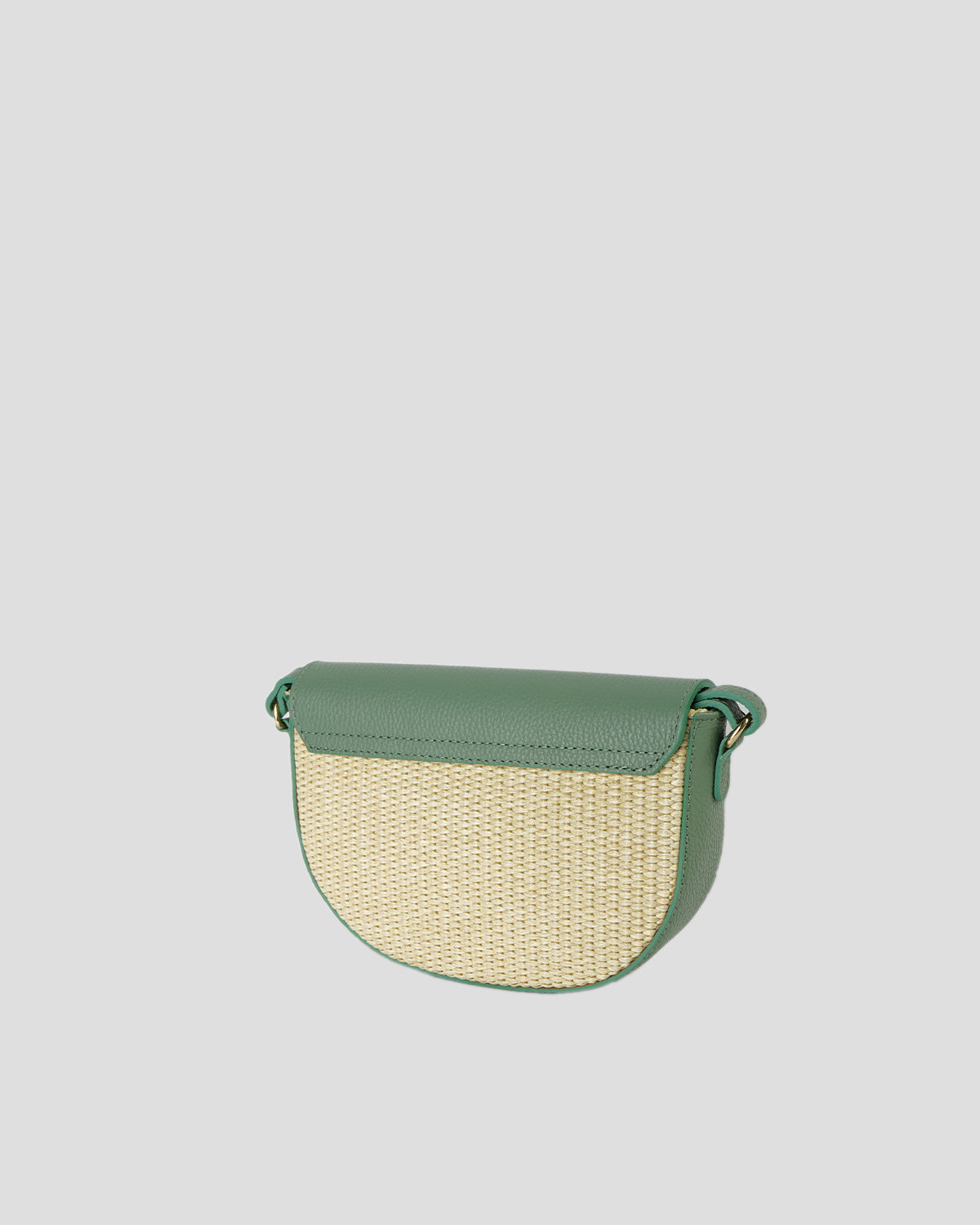 Sac À Bandoulière Kena Rafia - Vert Menthe