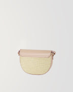 Sac À Bandoulière Kena Rafia - Rose Clair