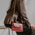 Sac A Main Noemie - Bordeaux