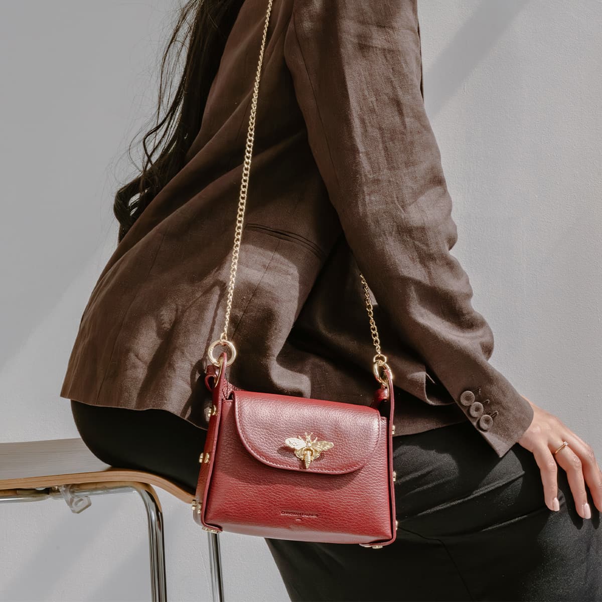 Sac A Main Noemie - Bordeaux
