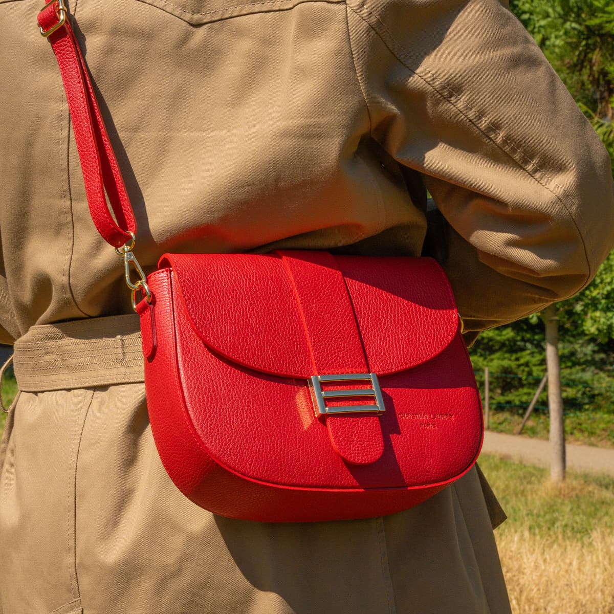 Sac À Bandoulière Ophia - Rouge