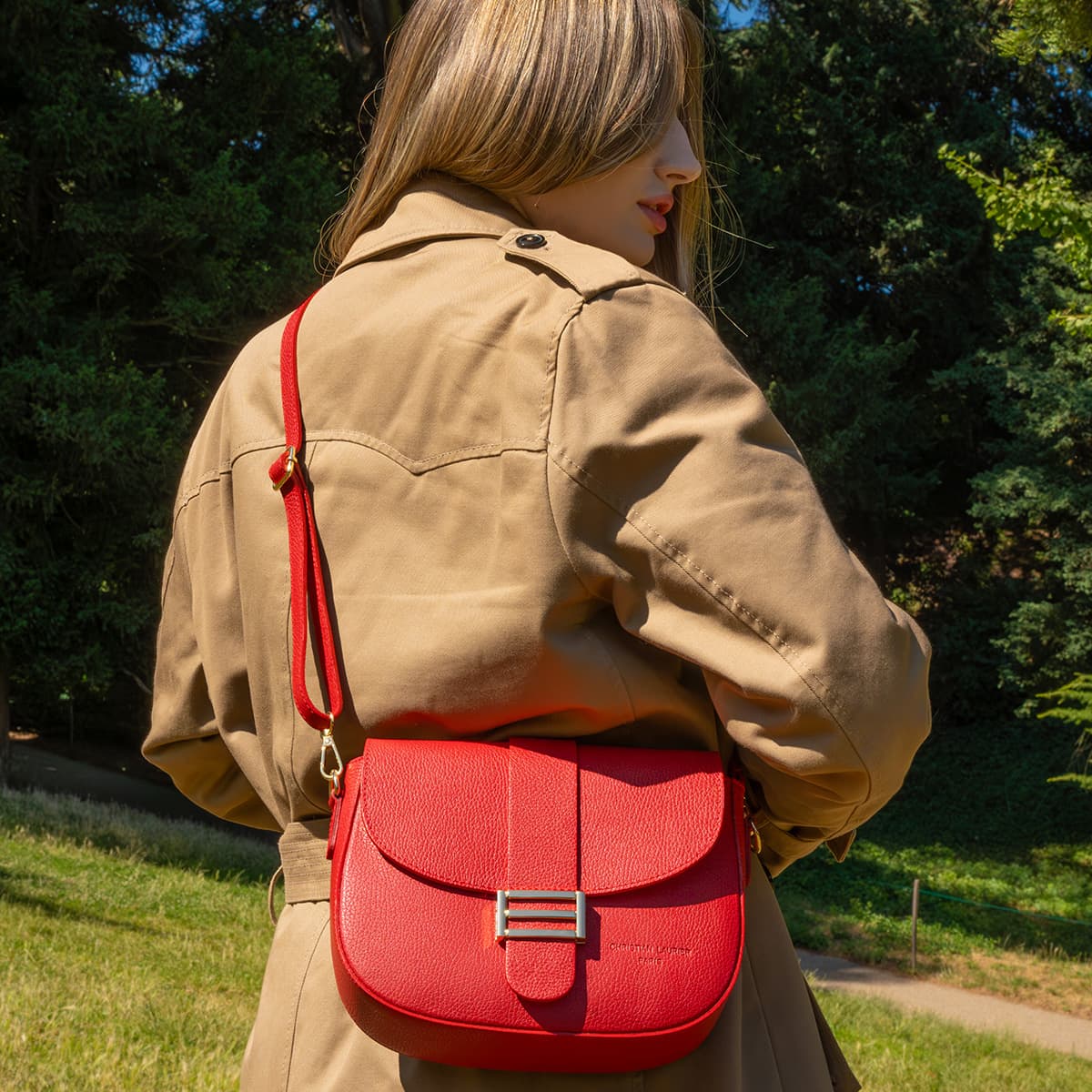 Sac À Bandoulière Ophia - Rouge