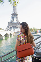 Sac À Bandoulière Grace - Orange Fonce