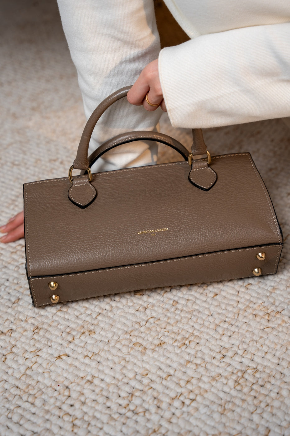 Sac À Bandoulière Alexine - Taupe