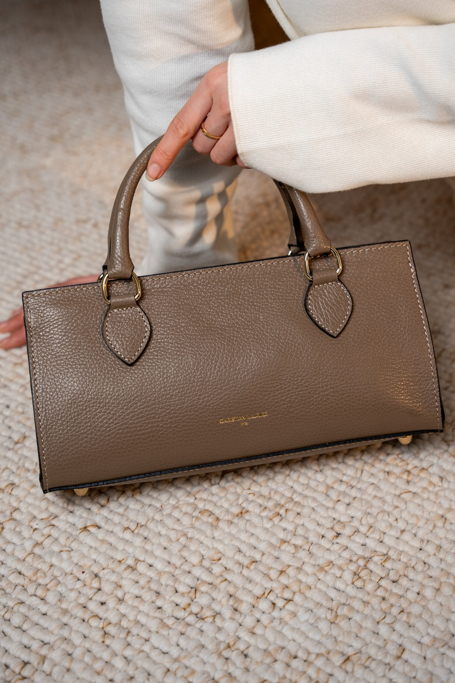 Sac À Bandoulière Alexine - Taupe