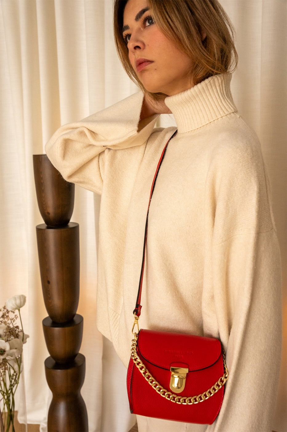 Sac À Bandoulière Chelsea - Rouge