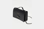Sac À Bandoulière Stacy Croco - Noir