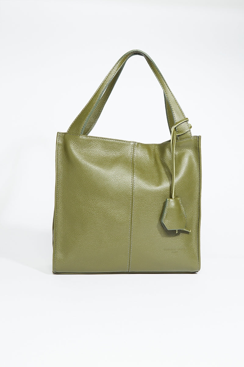 Sac À Main Agathe - Vert Olive