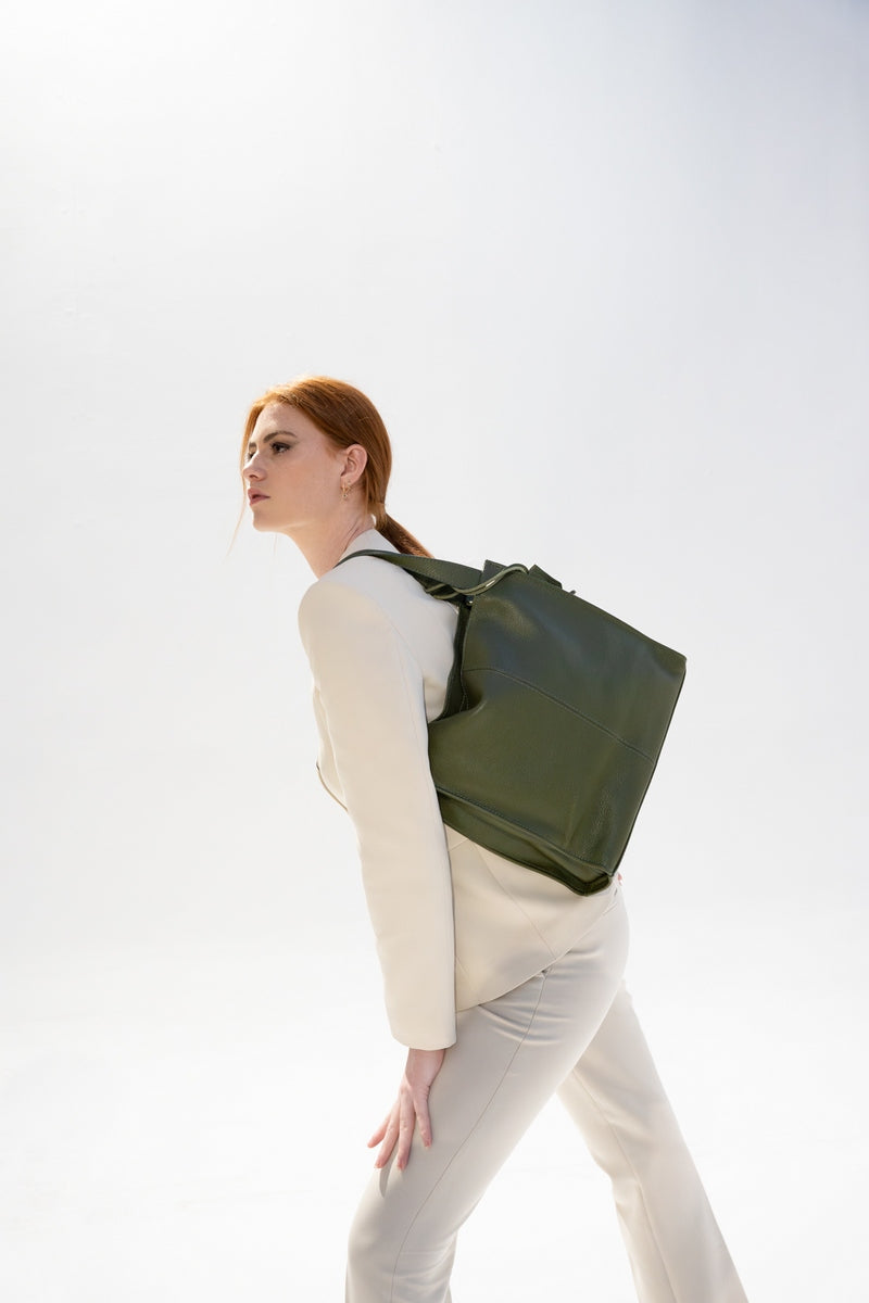 Sac À Main Agathe - Vert Olive