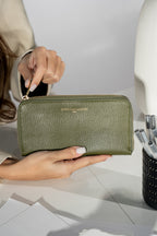 Portefeuille Hania - Vert Olive
