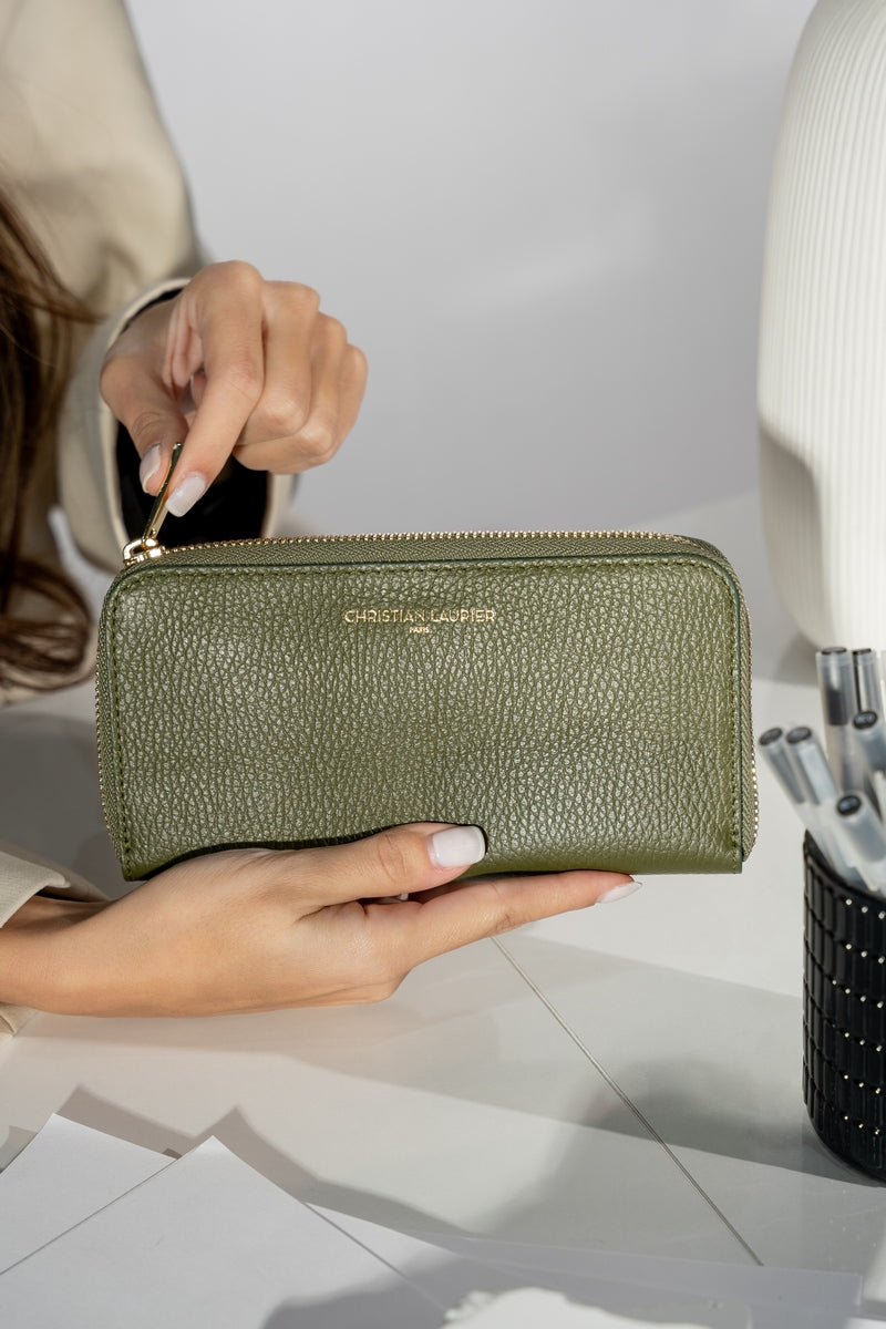 Portefeuille Hania - Vert Olive