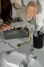 Pochette Lanae - Gris Anthracite
