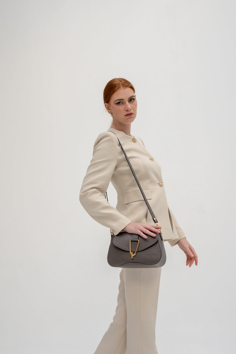Sac À Bandoulière Leorad - Gris