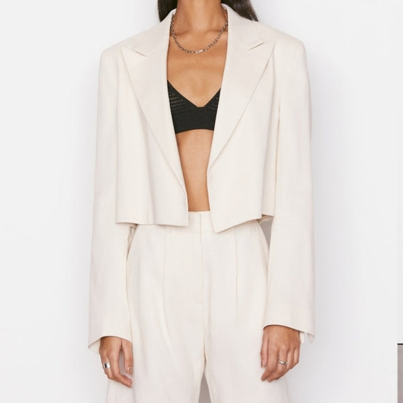 Veste Clean Cropped - Flax