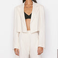 Veste Clean Cropped - Flax