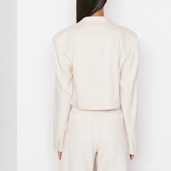 Veste Clean Cropped - Flax