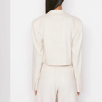 Veste Clean Cropped - Flax