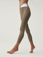 Cléo Legging - Fossile/Blanc - Femme