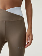 Cléo Legging - Fossile/Blanc - Femme