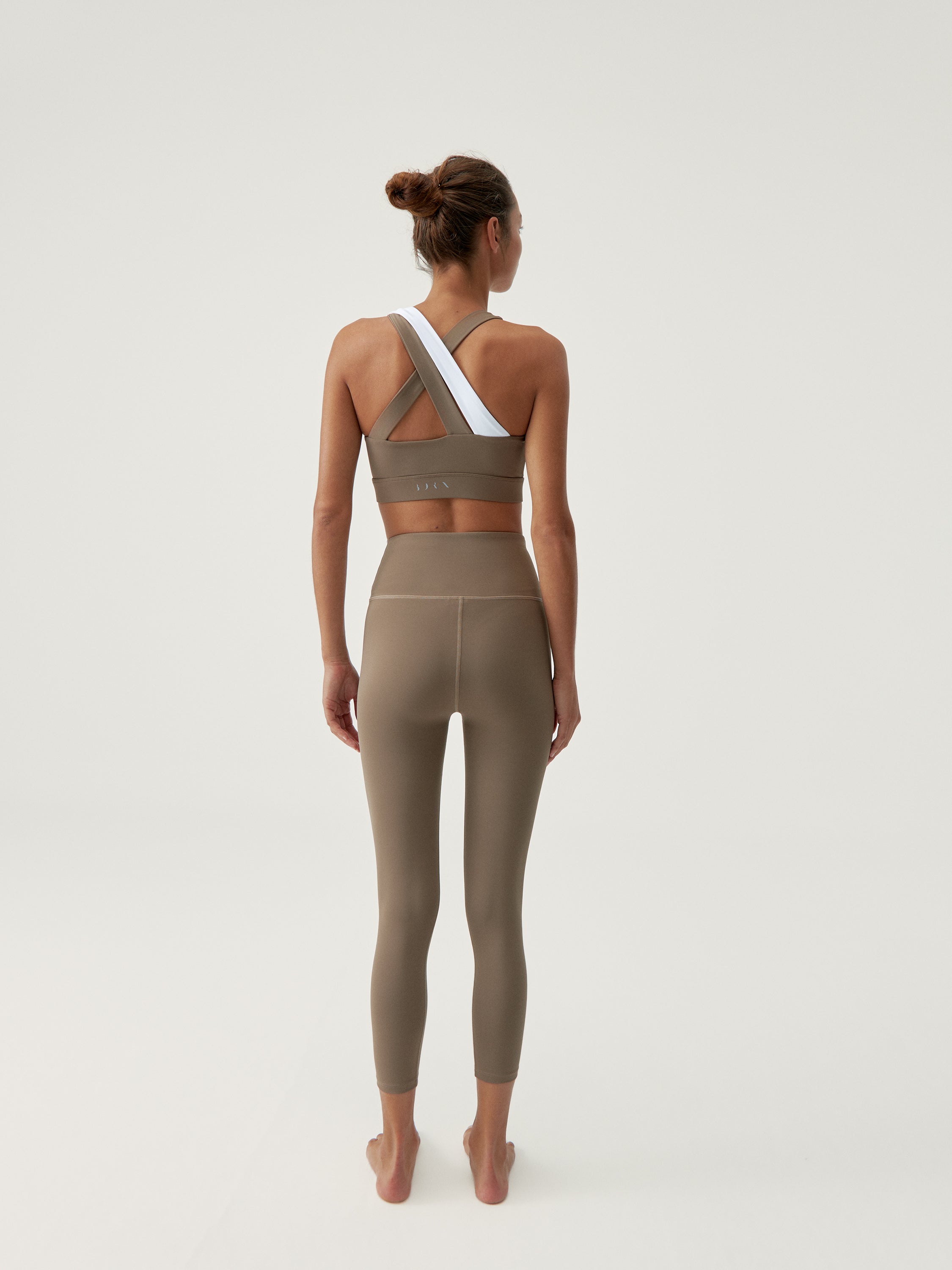 Cléo Legging - Fossile/Blanc - Femme