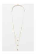 Collier Multi Rangs "Losange"  Or Jaune 375/1000
