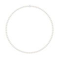 Collier Rang De Perles 5-6 Mm - 42 Cm - Fermoir Anneau Ressort - Clermont