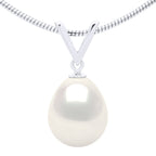 Collier Oméga Perle Poire 10-11 Mm - Plusieurs Coloris - Argent 925 - Harfleur