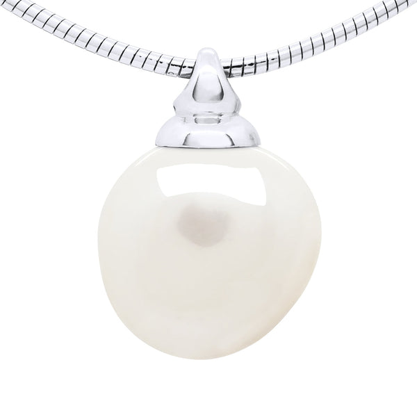 Collier Semi Rigide Véritable Perle De Culture D'Eau Douce Baroque 12-13 Mm