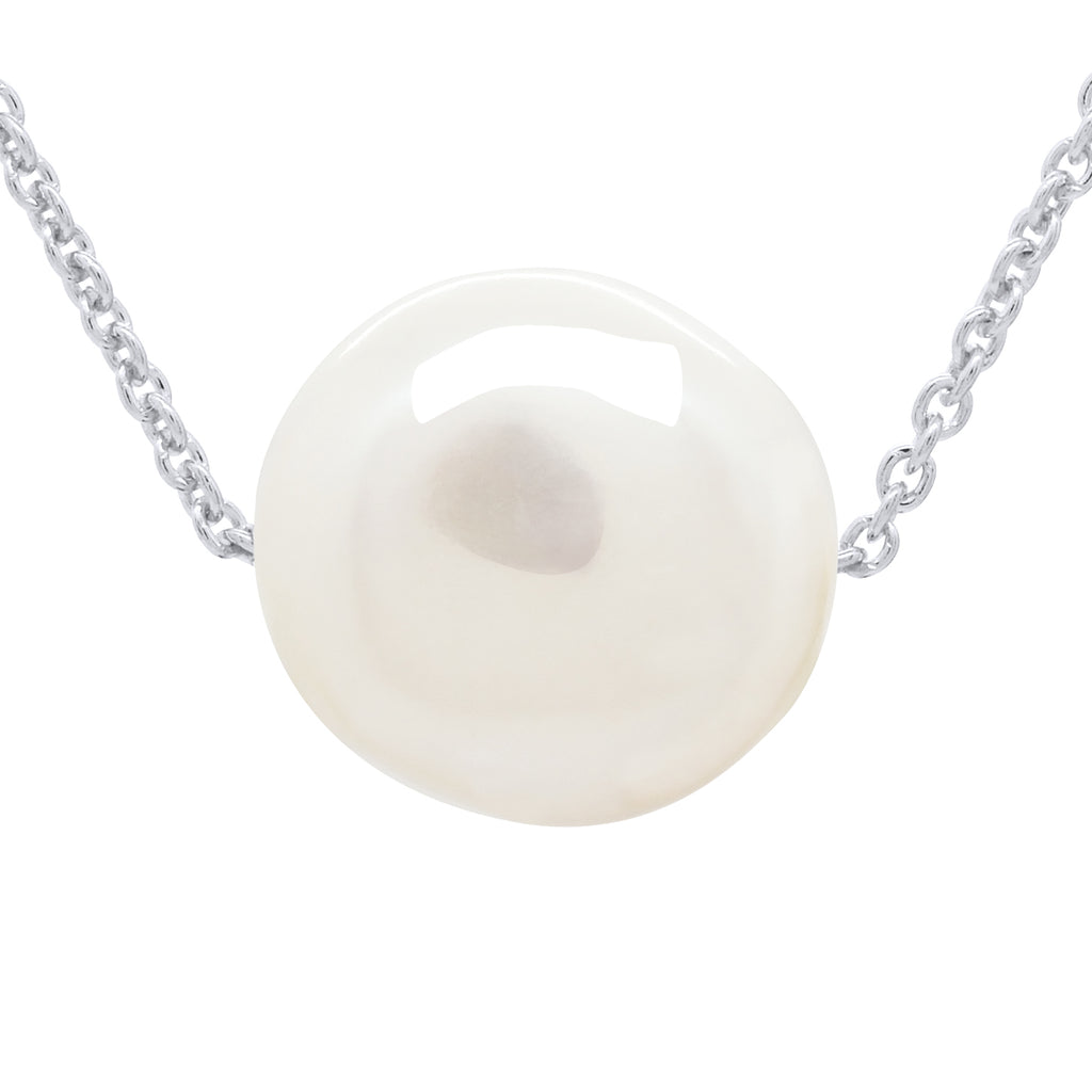 Collier Chainage Perle 10-11 Mm - Argent 925 - Grimaldi