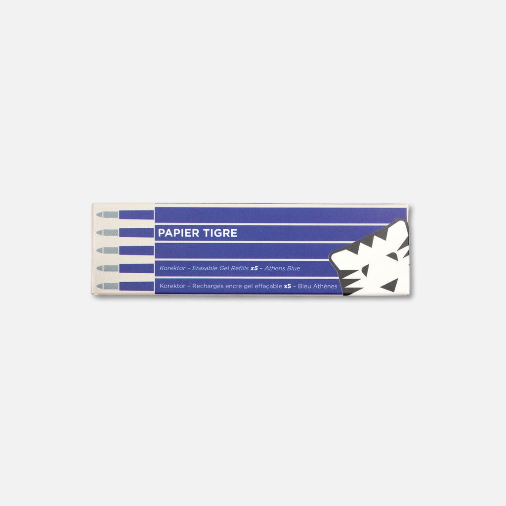 Pack De 5 Recharges Stylo Effaçable Korektor - Bleu Athènes