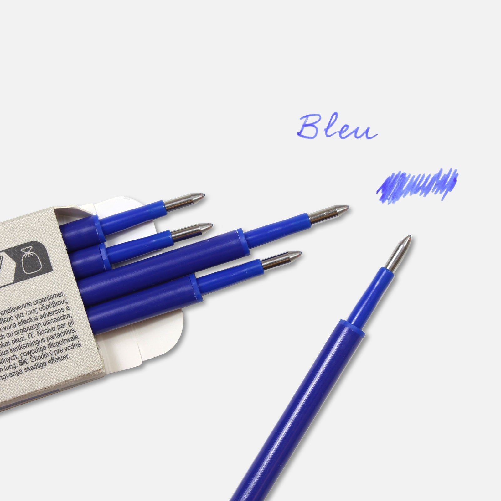 Pack De 5 Recharges Stylo Effaçable Korektor - Bleu Athènes