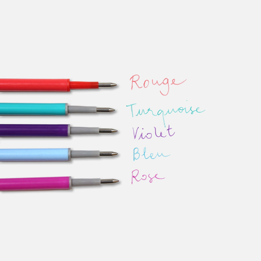 Pack De 5 Recharges Stylo Effaçable Korektor - Multicolore