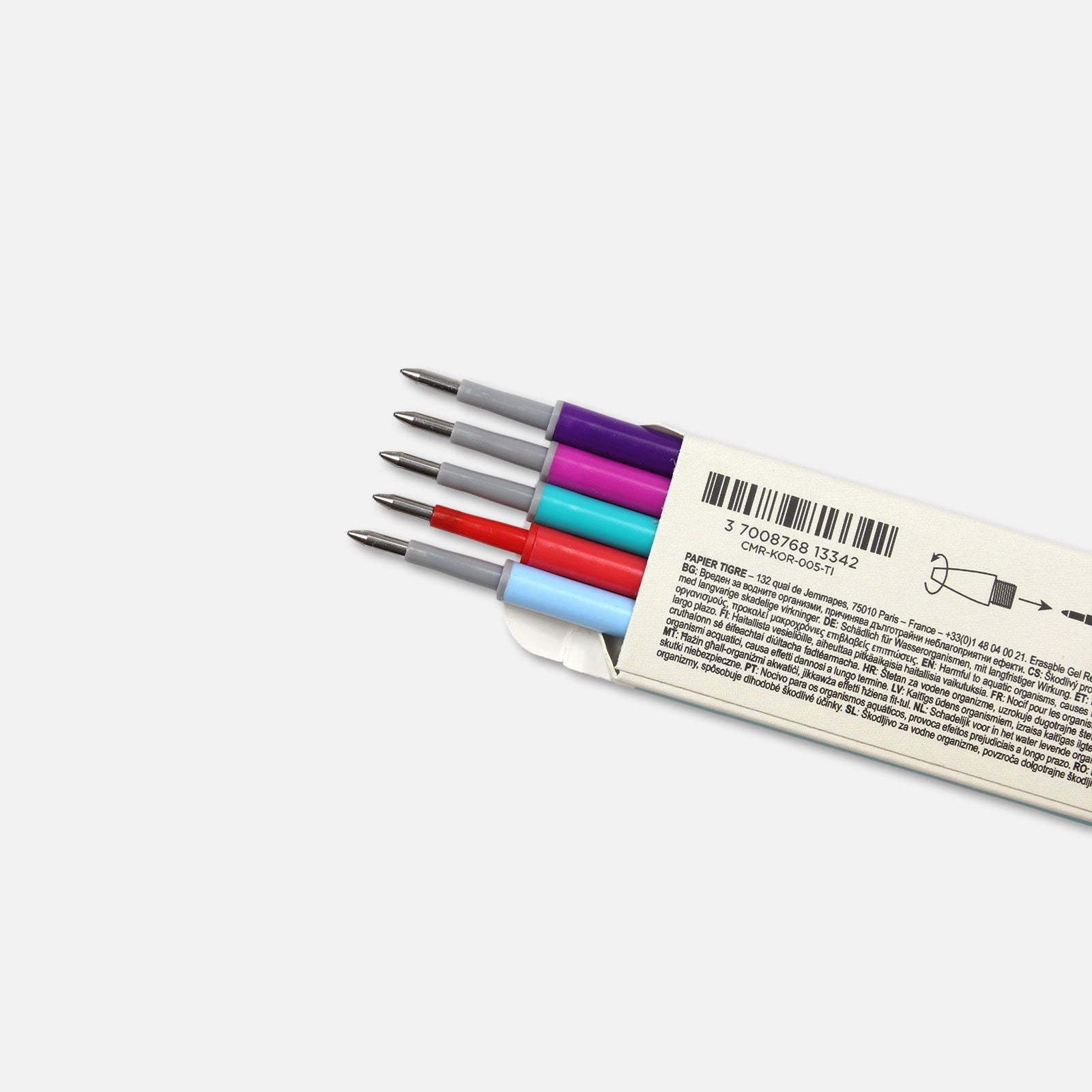 Pack De 5 Recharges Stylo Effaçable Korektor - Multicolore