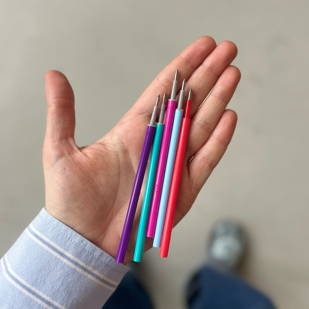 Pack De 5 Recharges Stylo Effaçable Korektor - Multicolore