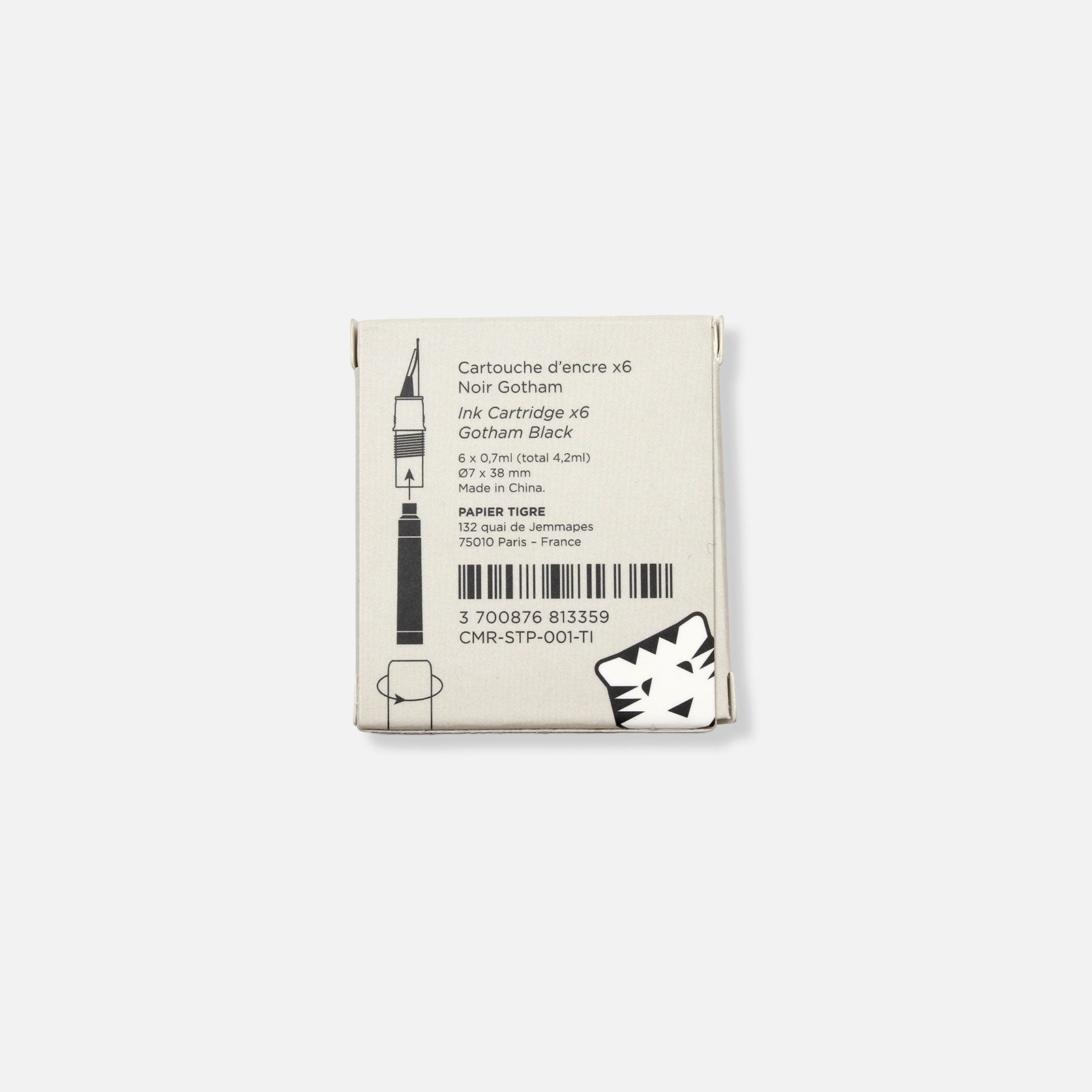 Pack De 6 Cartouches Stylo-Plume - Noir Gotham