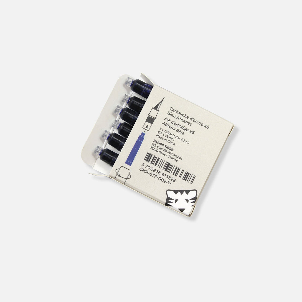 Pack De 6 Cartouches Stylo-Plume - Bleu Athènes