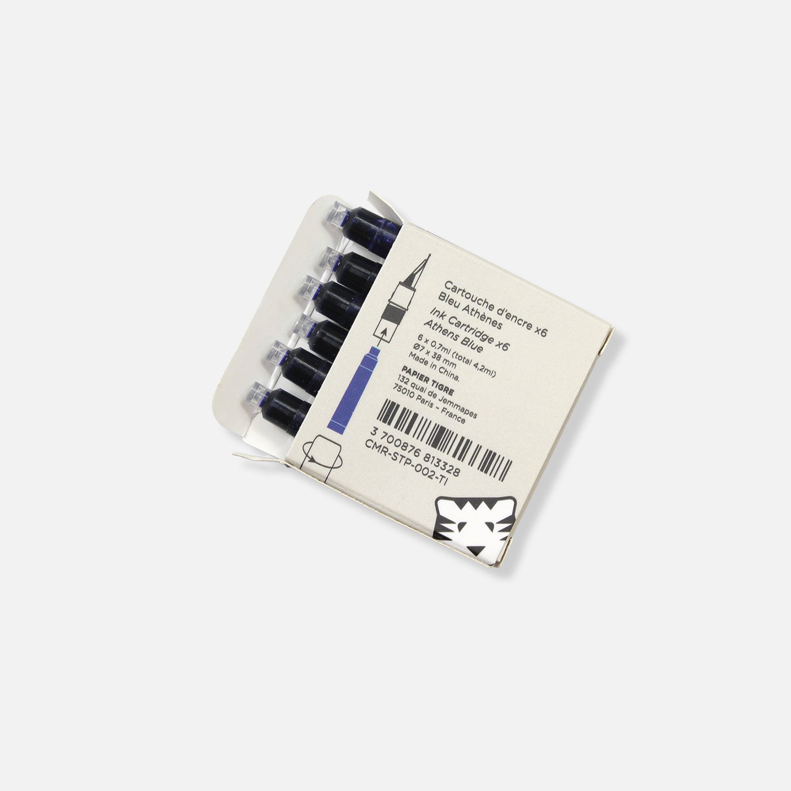Pack De 6 Cartouches Stylo-Plume - Bleu Athènes