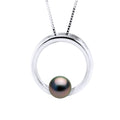 Collier Perle De Tahiti Ronde 8-9 Mm - Argent 925 - Mapanga