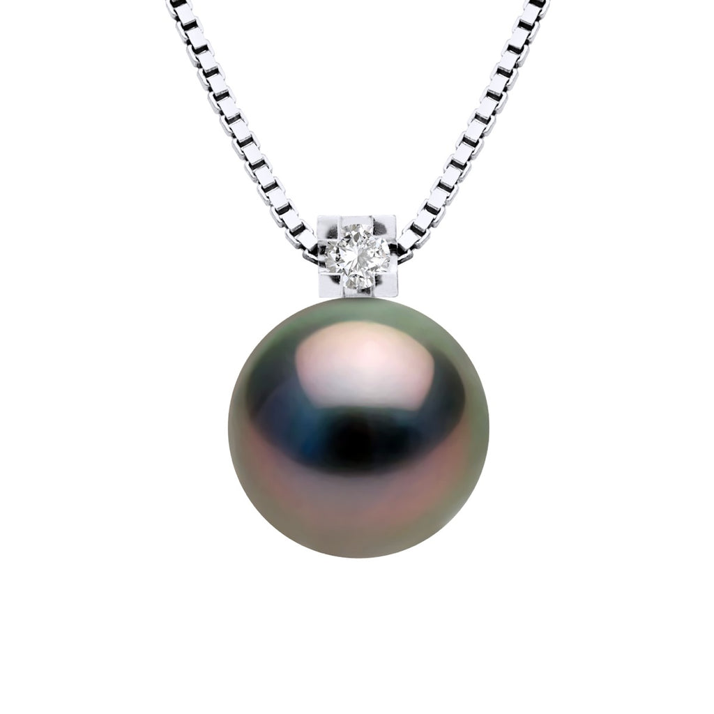 Collier Joaillerie Perle De Tahiti Ronde 8-9 Mm - Argent 925 - Nahimane