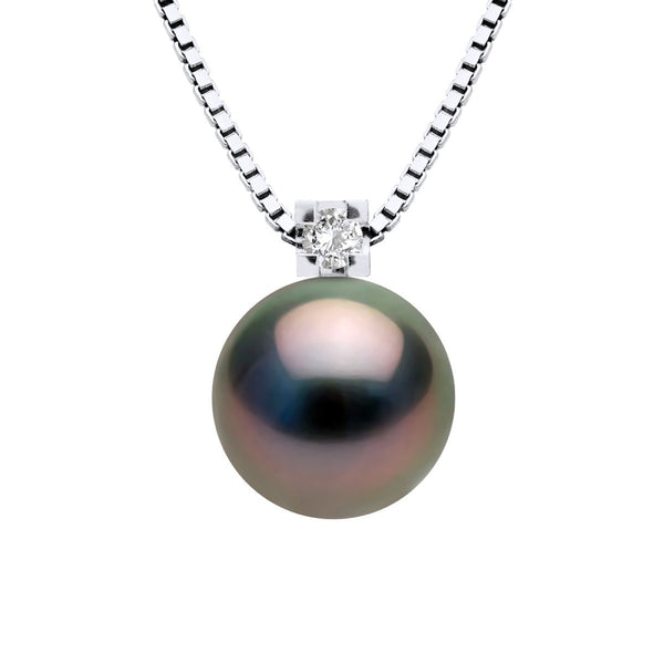 Collier Joaillerie Perle De Tahiti Ronde 8-9 Mm - Argent 925 - Nahimane