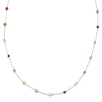 Collier Mix - Or Blanc 375/1000