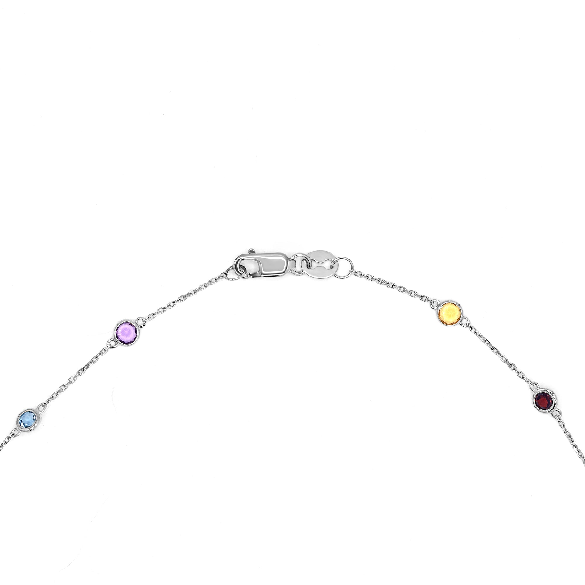 Collier Mix - Or Blanc 375/1000