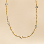 Collier "Sunshine" Diamants 0,22/7 - Or Jaune