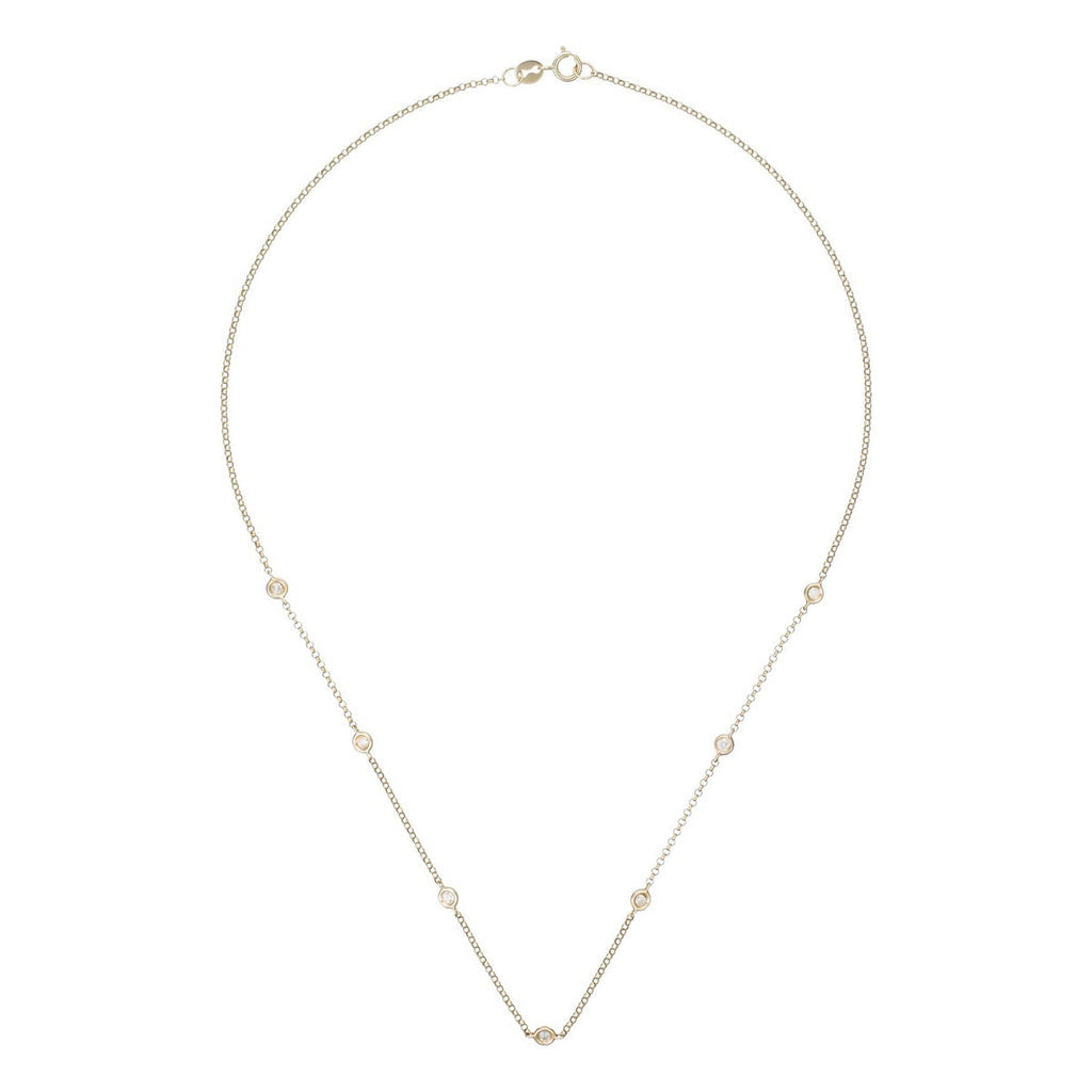 Collier "Sunshine" Diamants 0,22/7 - Or Jaune