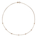 Collier "Sunshine" Diamants 0,22/7 - Or Rose 375/1000