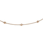 Collier "Sunshine" Diamants 0,22/7 - Or Rose 375/1000