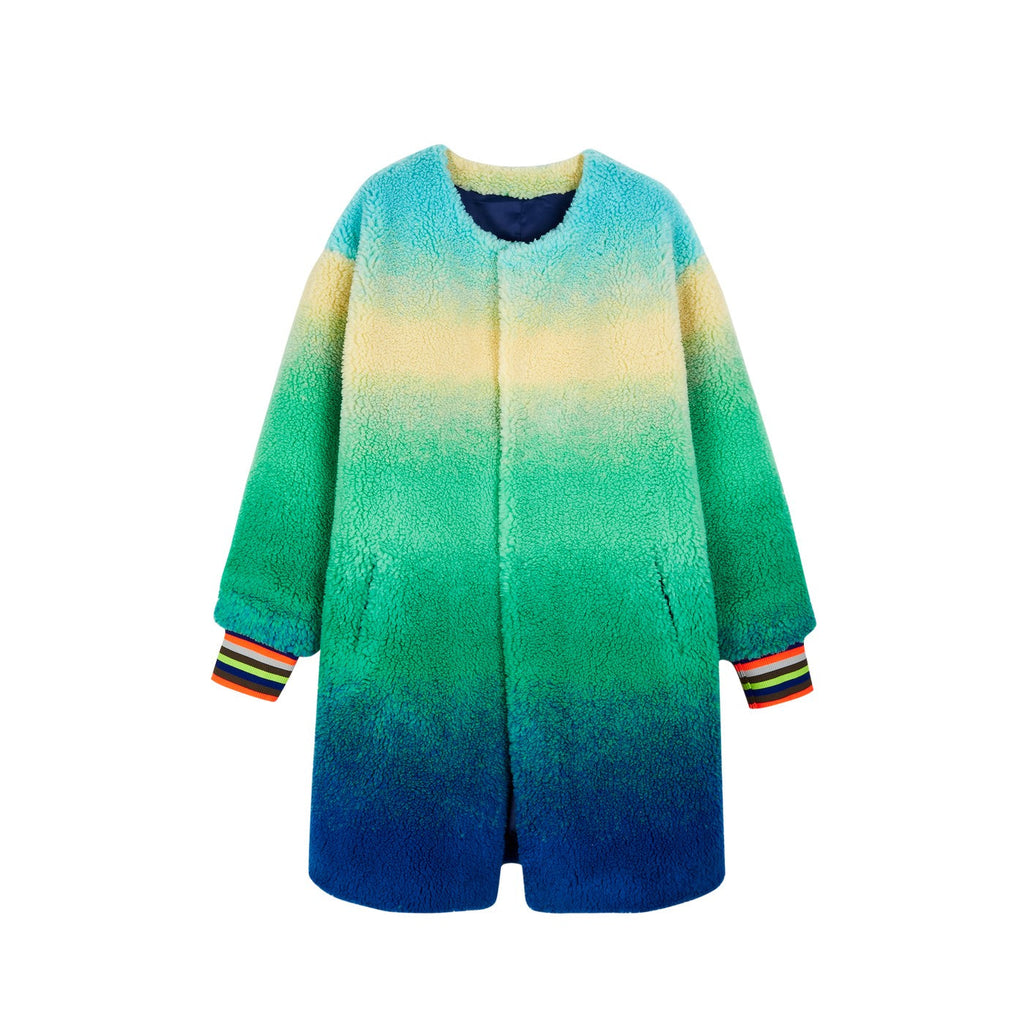 Manteau Ombre Faux Shearling