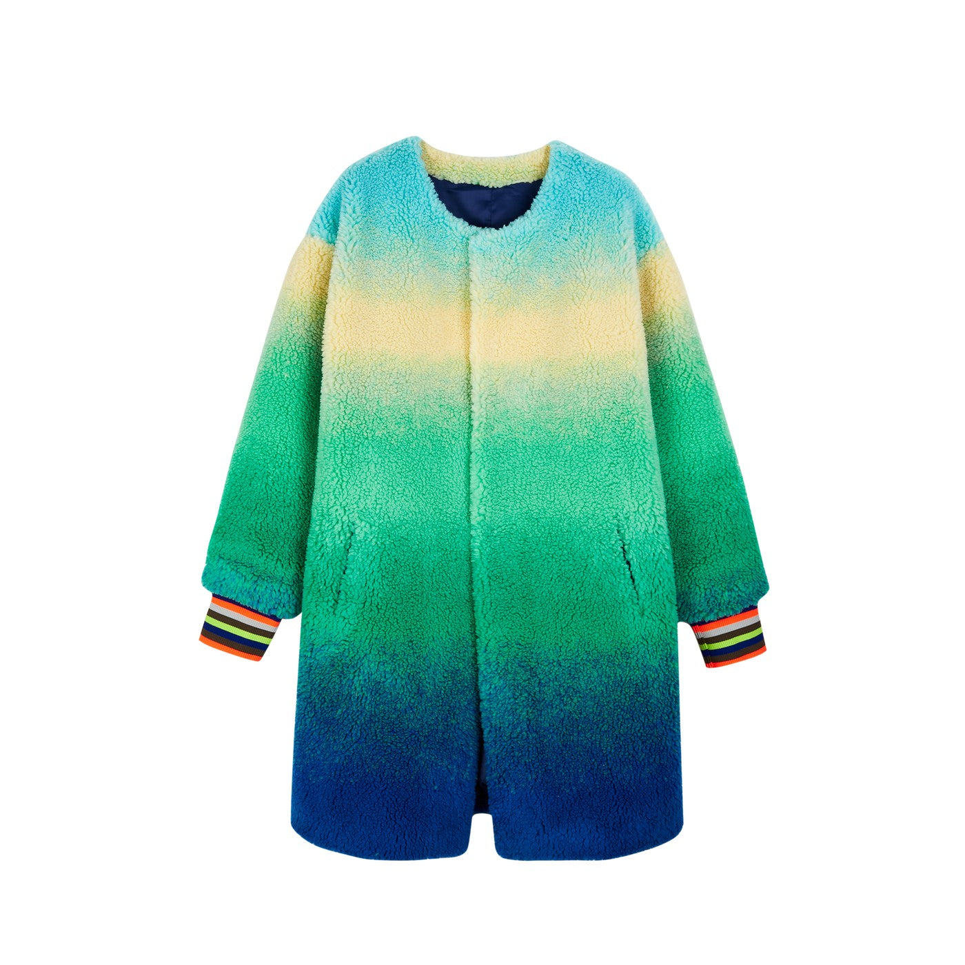 Manteau Ombre Faux Shearling